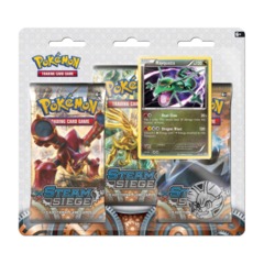 Pokemon XY11 Steam Siege 3-Booster Blister Pack - Rayquaza Promo